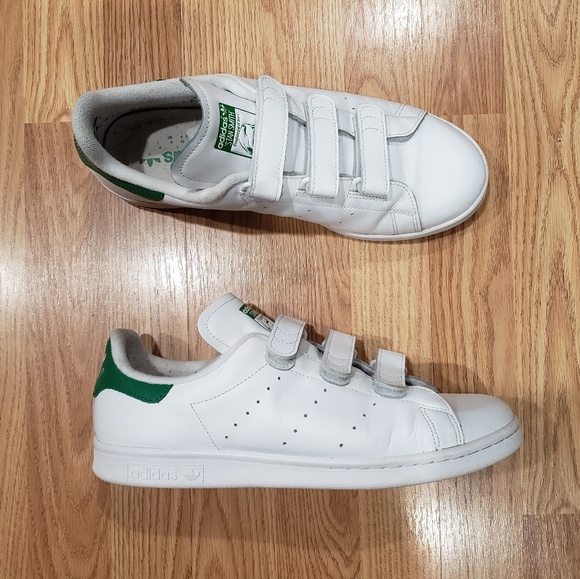 stan smith velcro green